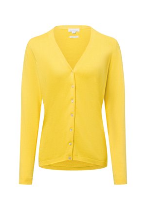Strickjacke - gelb