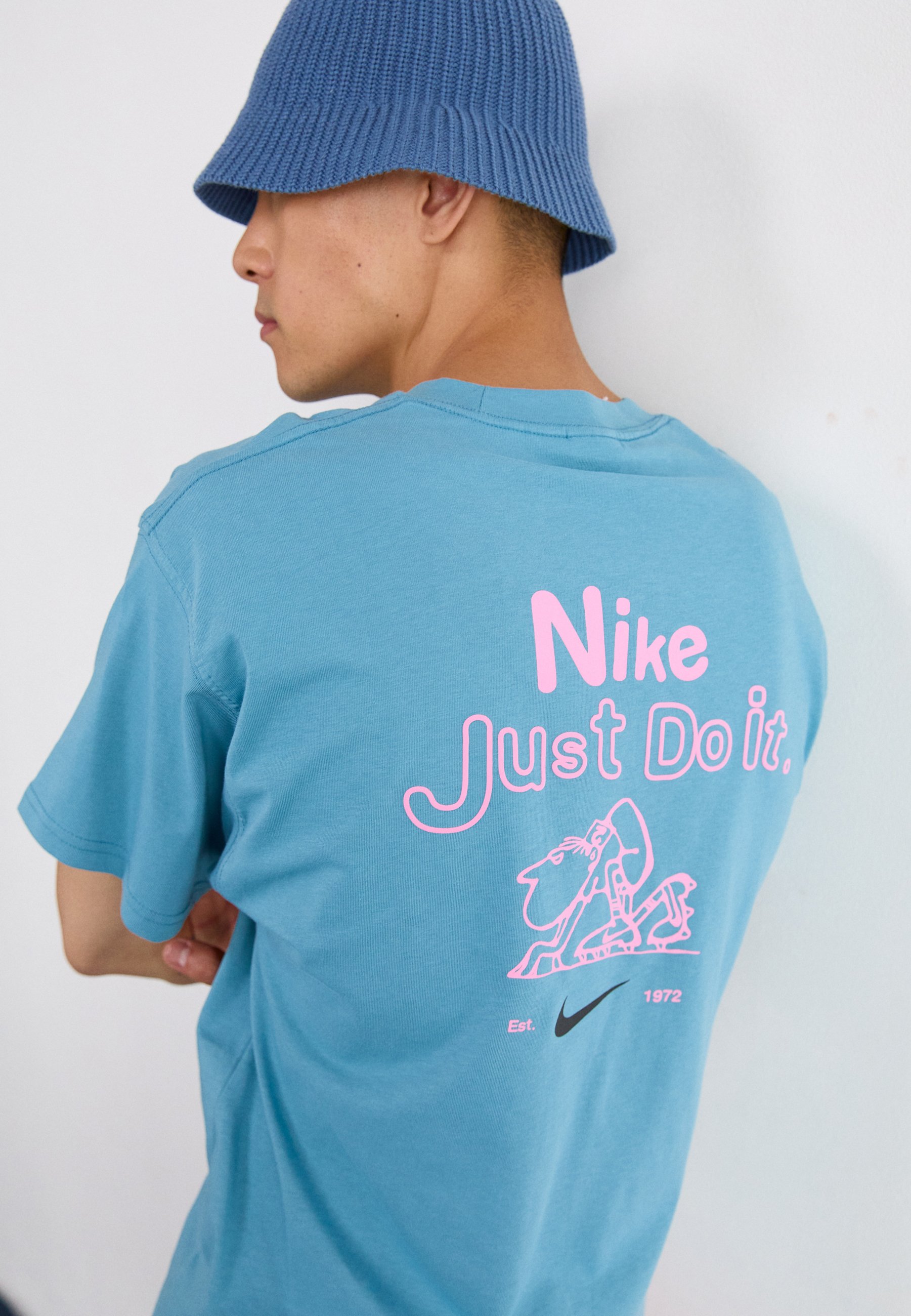 cerulean blue nike shirt