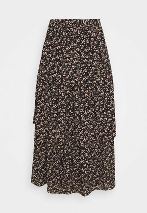 VILA Pleated skirt - black