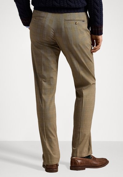 Polo Ralph Lauren MANHASSET STRETCH STRAIGHT FIT TROUSER - Pantaloni - brown glen