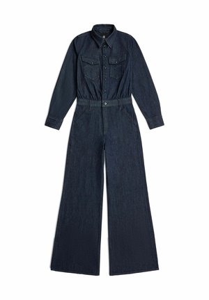 G-STAR, WESTERN WIDE LEG JUMPSUIT - Jumpsuit - rinsed