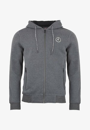 Peak Mountain Sweater met rits - dark grey