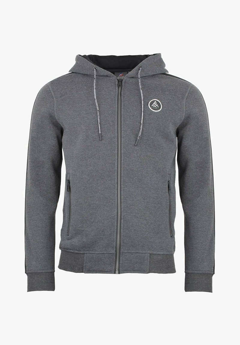 Peak Mountain Felpa con zip - dark grey