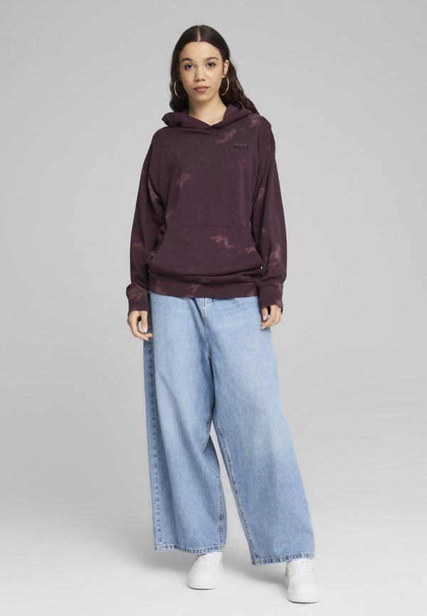 DOWNTOWN - Kapuzenpullover - midnight plum