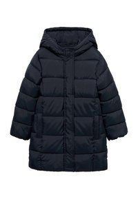 Mango Kids Zimní kabát - blue