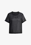 SHEER 3S TEE - T-shirt estampada - black