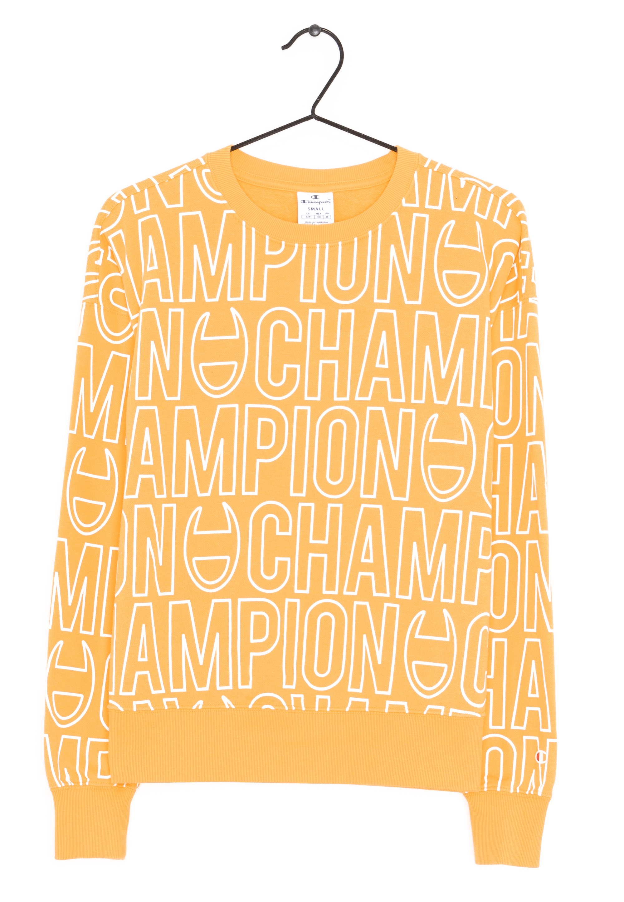 Champion Sweaters Yellow Crew Neck Champion Crewneck Sweatshirt