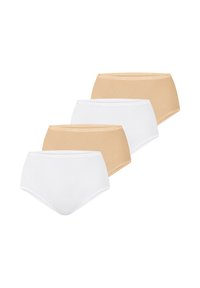 Ikke valgt, weiß/beige