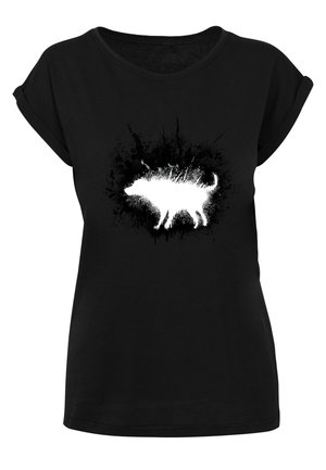 Merchcode DIRTY DOG - Apdrukāts T-krekls - black
