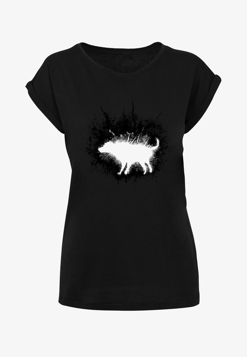 Merchcode DIRTY DOG - Apdrukāts T-krekls - black