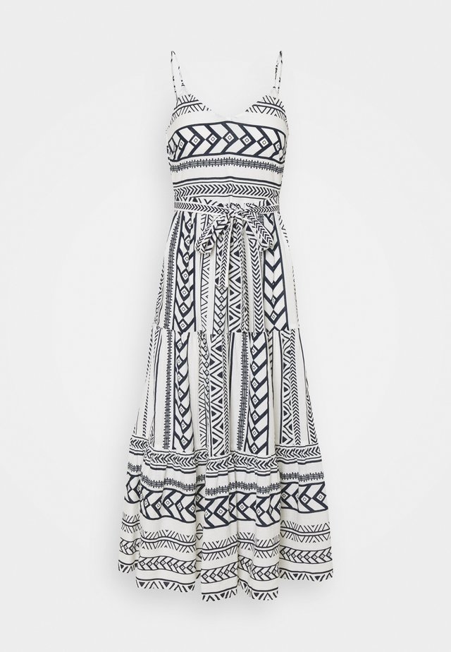 VMDICTHE SINGLET ANCLE DRESS VIP  - Maxikleid - snow white/night sky