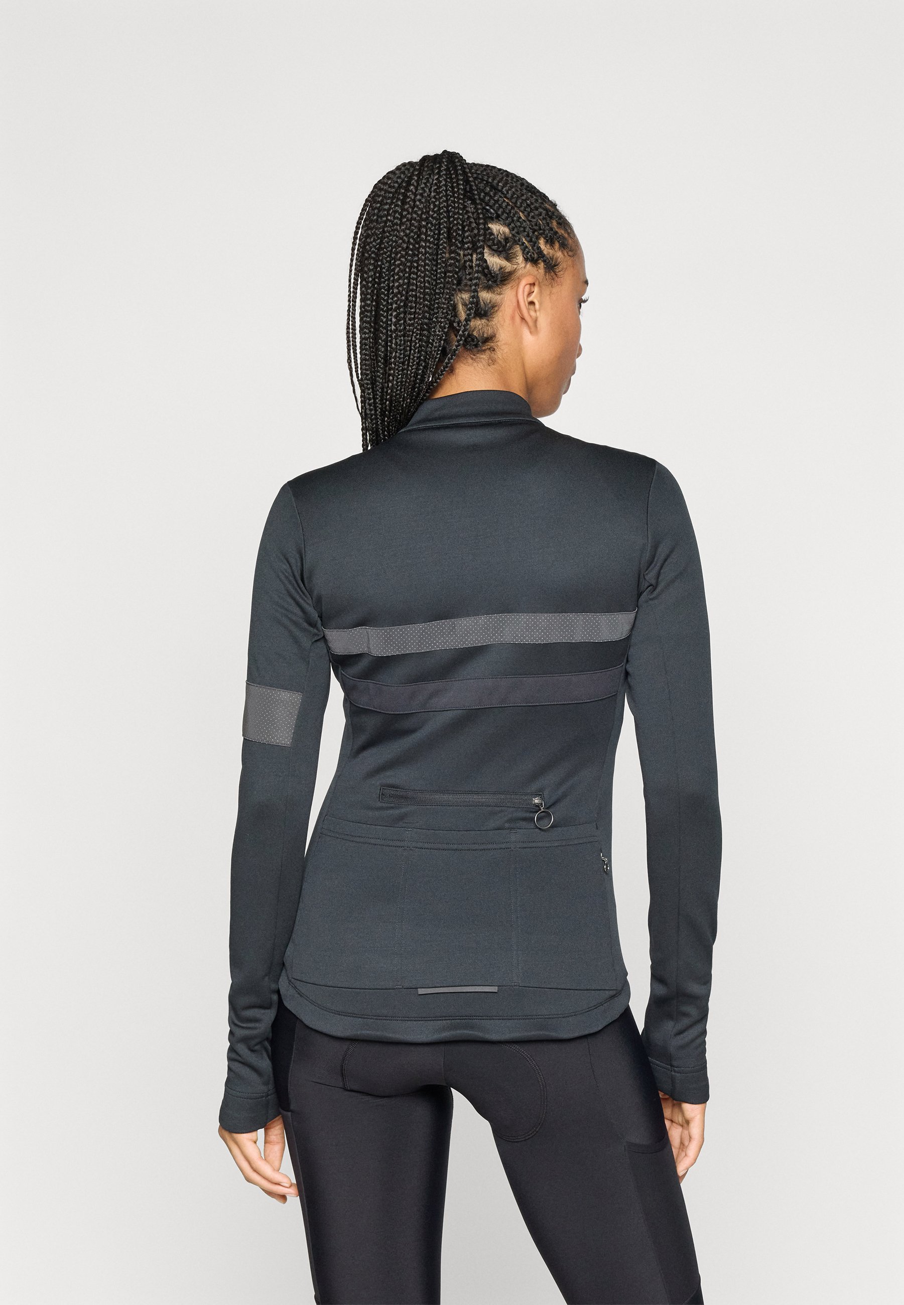 Rapha WOMENS BREVET LONG SLEEVE - Cycling Jersey - black/black