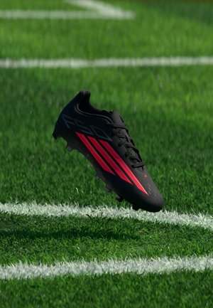 adidas Performance F50 CLUB FIRM GROUND / MULTI GROUND KIDS UNISEX - Voetbalschoenen voor kunstgras - core black/lucid red