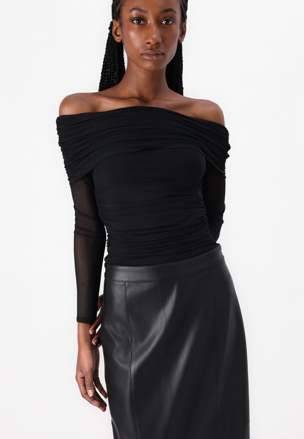 Long-Sleeve Mesh Foldover Bodysuit - Long sleeved top4