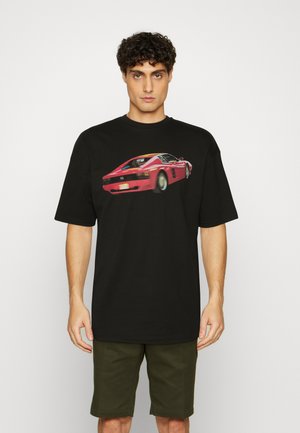 CAR UNISEX - Print T-shirt - black