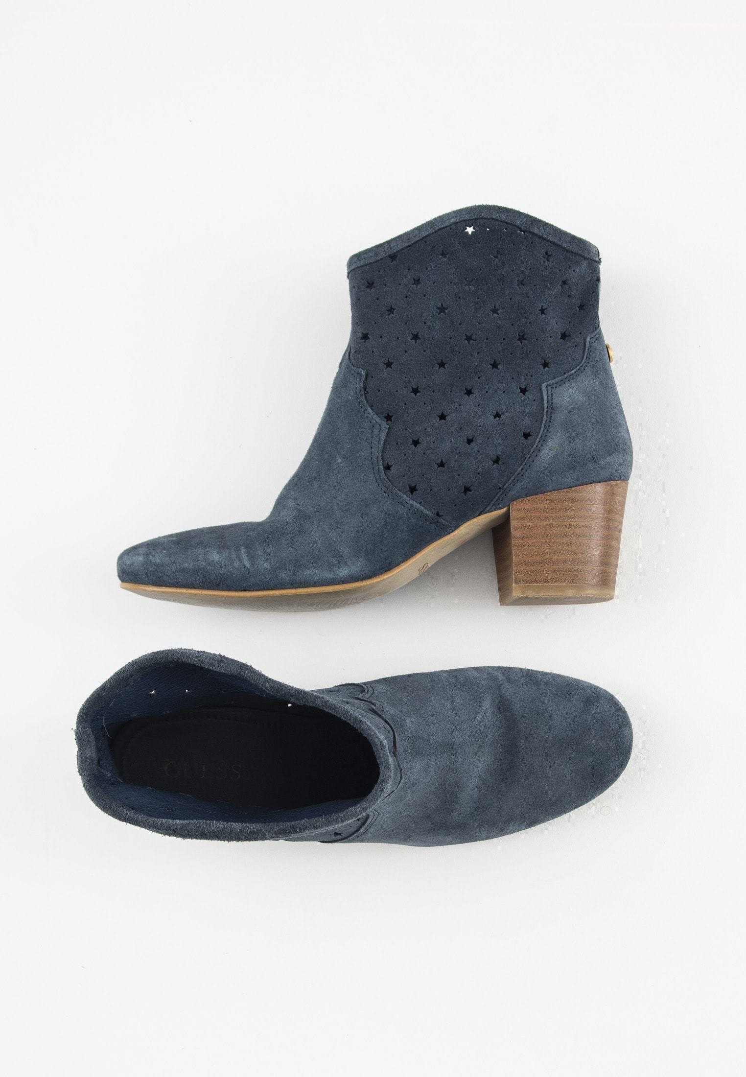 Guess Botines camperos - blue/azul - Zalando.es