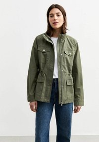 FOUR POCKET TWILL SHACKET - Allvädersjacka - khaki