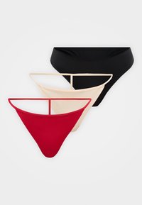 Hunkemöller MICRO 3 PACK - String - red