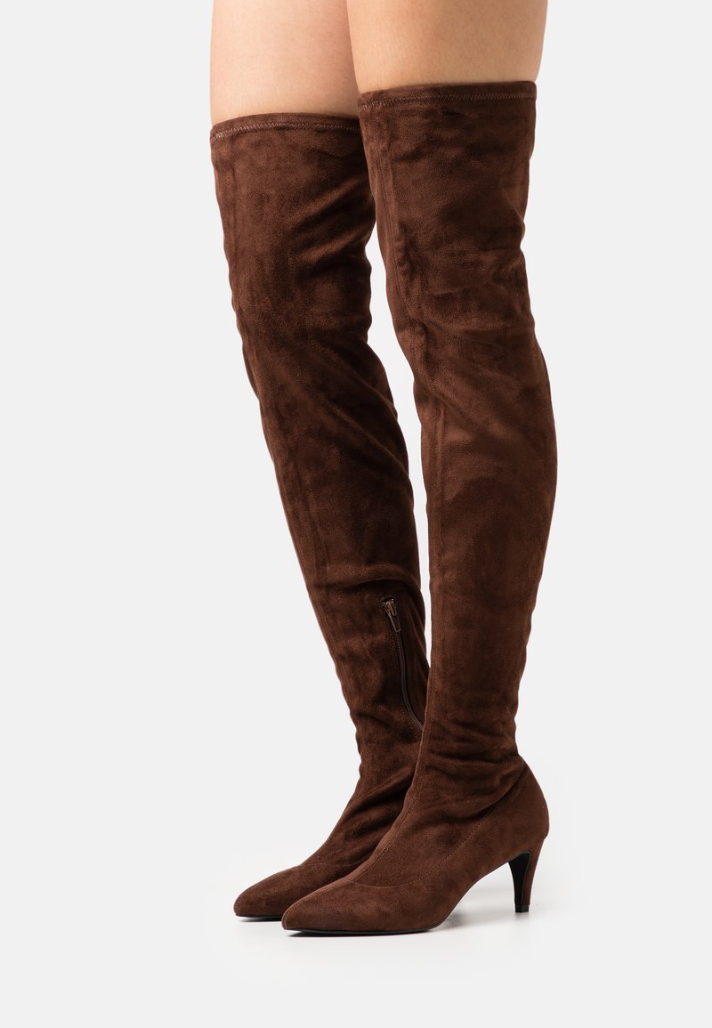 Anna Field Overtheknee boots brown Zalando.ie