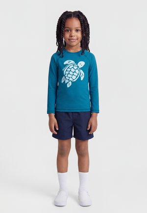 GLASSY - Surferské tričko - blue