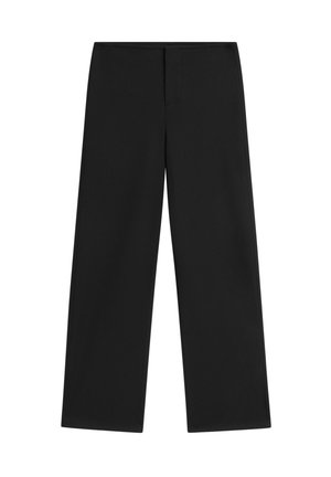 Massimo Dutti, TECHNICAL STRAIGHT-LEG PANTS-. - Trousers - black