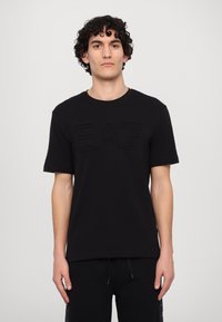 EA7 Emporio Armani - Print T-shirt - black Thumbnail Image 1
