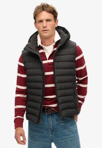 Superdry & Co HOODED FUJI  - Chaleco - black