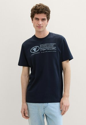 T-Shirt print - dark blue