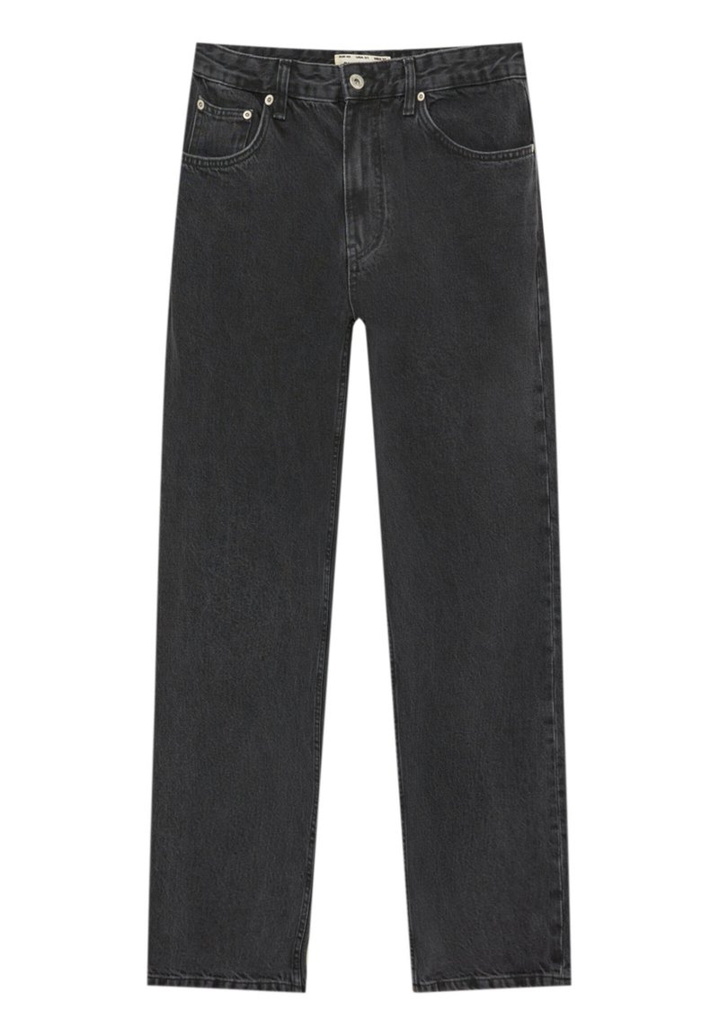 PULL&BEAR Straight leg jeans gemêleerd zwart PULL&BEAR Straight leg jeans gemêleerd zwart