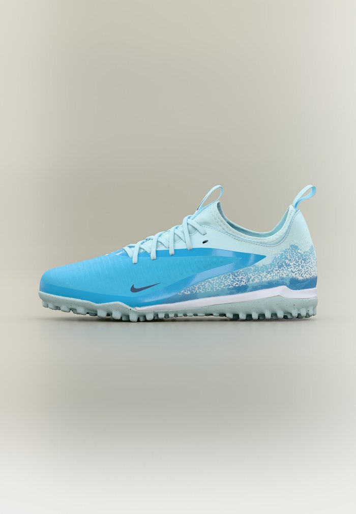 Nike PHANTOM 6 LOW ACADEMY ERLING HAALAND TF UNISEX - Botines de fútbol para césped - baltic blue/blue eclipse/glacier blue