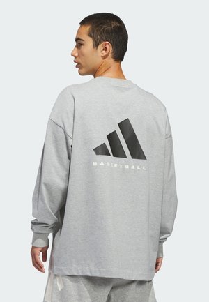 TEE - Top s dlhým rukávom - medium grey heather