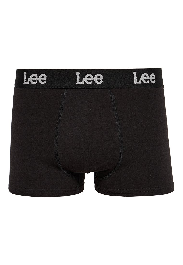 Boxer-briefs noirs en coton avec un design ajusté, featuring une taille élastique avec logo et une ouverture à l'avant avec coutures renforcées.