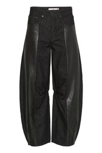 GZJUNIA BARREL - Leveälahkeiset - black
