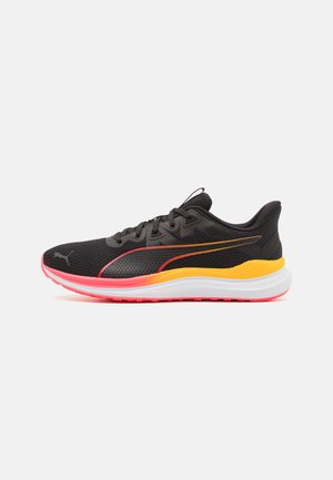Puma REFLECT LITE - Zapatillas running asfalto - black/sun stream