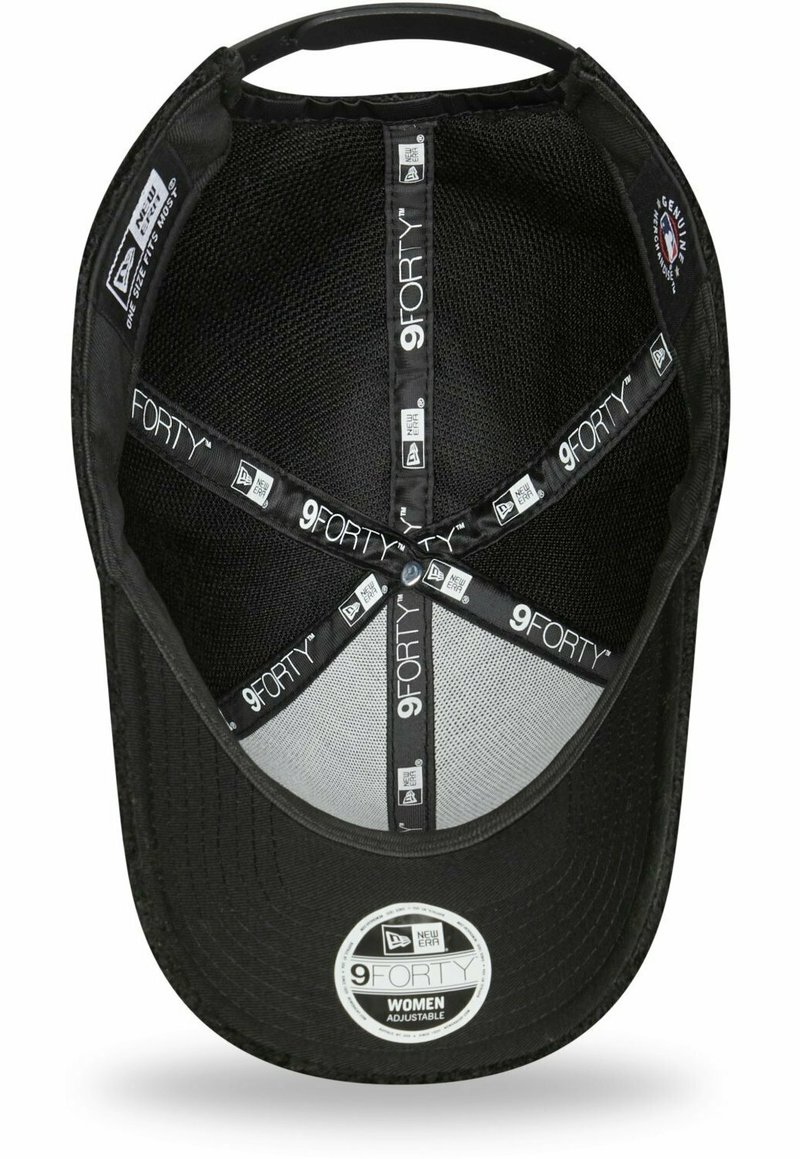 New Era 9Forty Cappello Superman Simbolo Argento - Nero Regolabile Taglia Unica