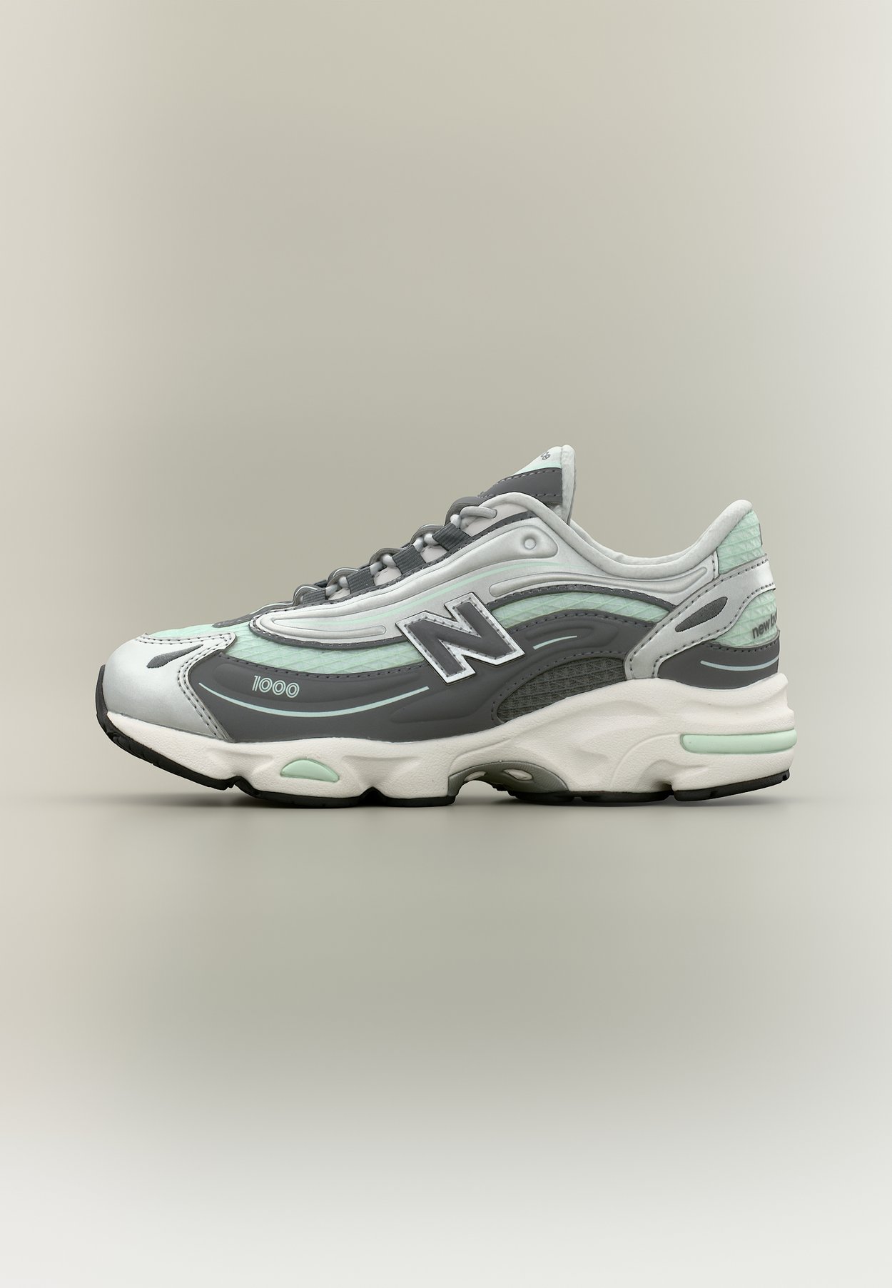 New Balance M1000 UNISEX - Trainers - cosmic jade/metallic silver-coloured