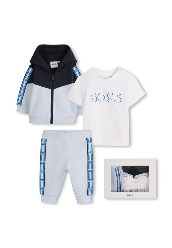BABY TROUSERS CARDIGAN GIFT BOX UNISEX SET - Baby gifts - ciel