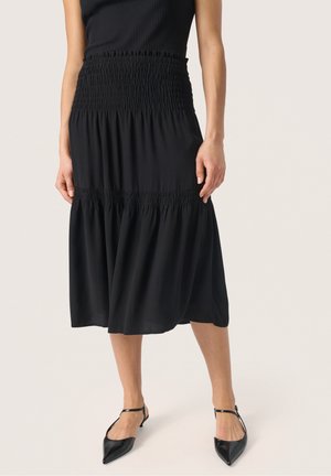 Falda acampanada - black