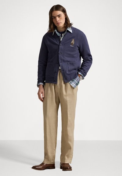 Polo Ralph Lauren POLO BEAR FLEECE CARDIGAN - Kardigán - faded blue