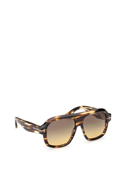 Tom Ford RHONDA-02 - Aurinkolasit - coloured havana / gradient smoke