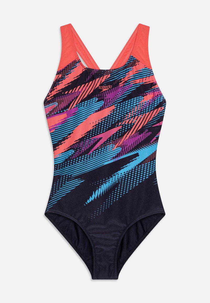 Speedo - GIRLS DIGI PLACEMENT SPLASHBACK - Badpak - lilac/turquoise/black, Vergroten