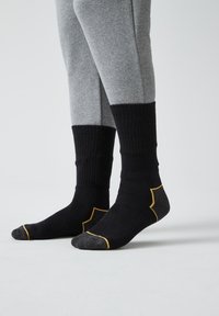 SNOCKS 2 PACK - Socken - schwarz/gelbe akzente