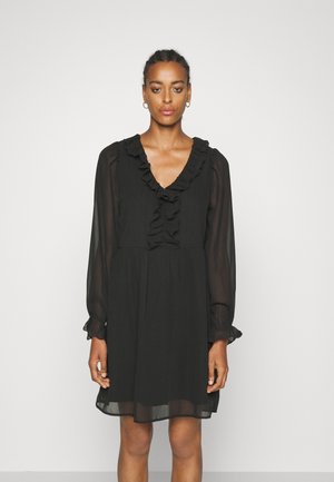 Vero Moda Tall VMNOLA V NECK SHORT DRESS - Φόρεμα ημέρας - black