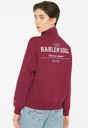 Harlem Soul KAY-LA TROYER - MIT BACK PRINT - Sweatshirt - grape