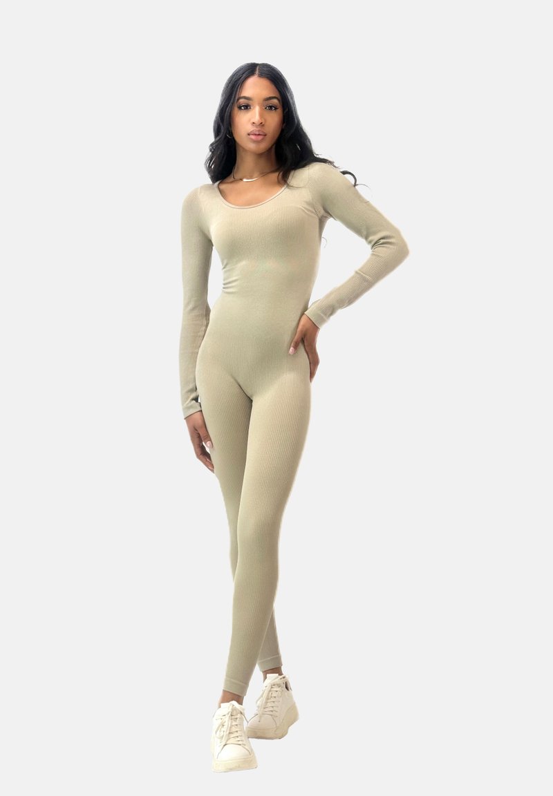 Cherry Koko OVERALL - Jumpsuit - taupe
