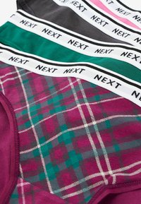 Next RICH LOGO KNICKERS 4 PACK - Bikini pezzo sotto - pink purple check