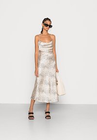 Gina Tricot SCARF COWLNECK SINGLET - Top - wave leo