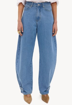 LOAVIES, CELESTIAL TOUCH - Jean baggy - blue denim