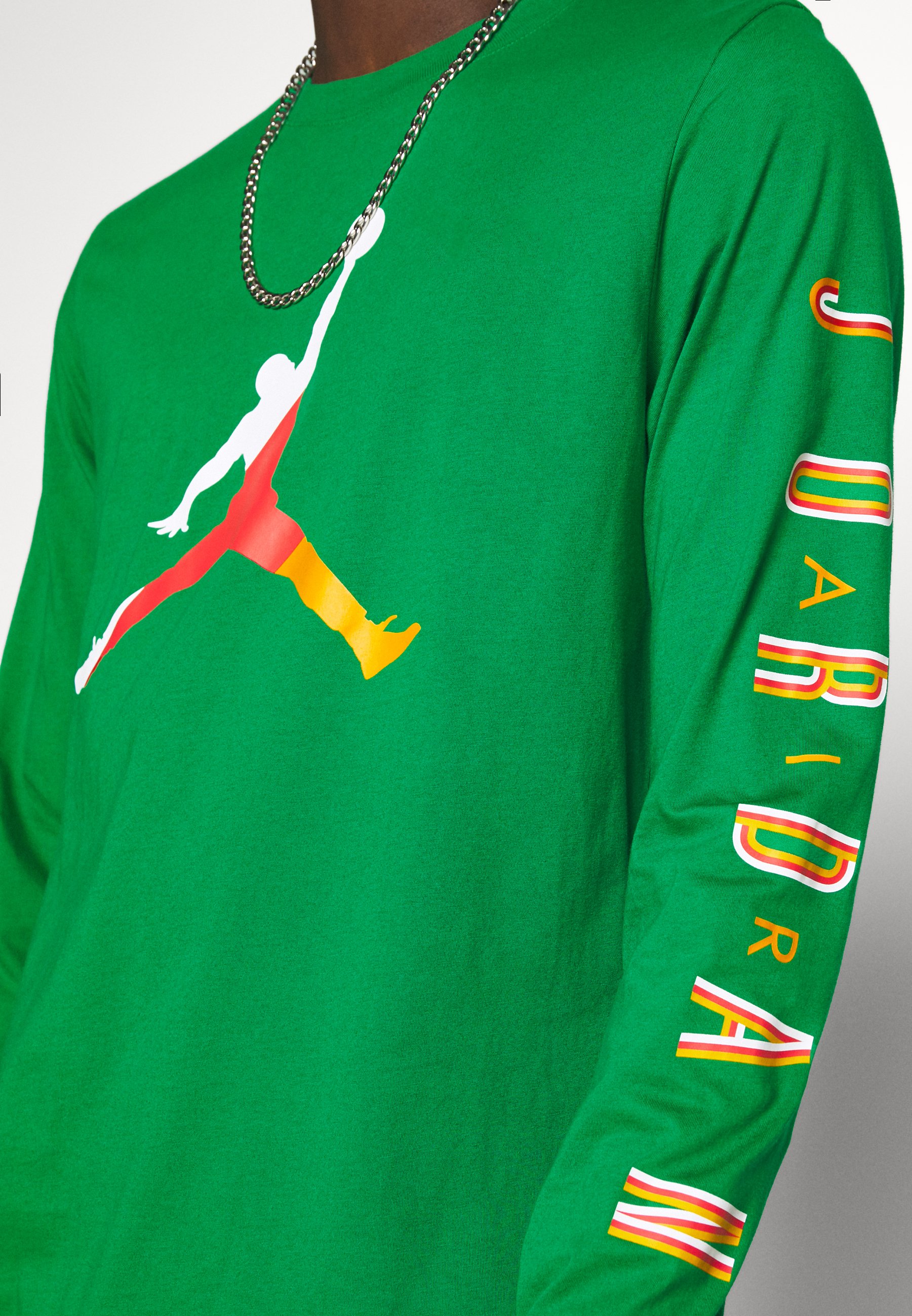 Jordan CREW - T-shirt à manches longues - lucky green/dark sulfur/vert -  ZALANDO.BE