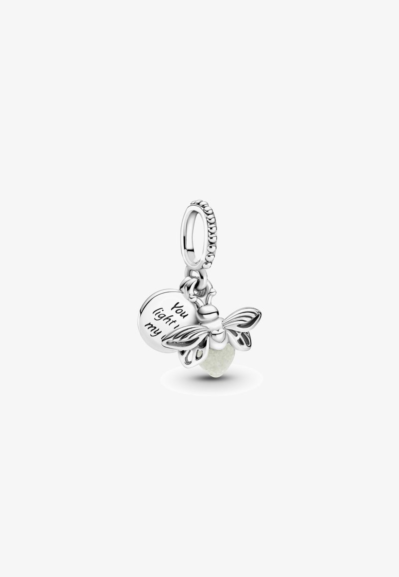 Pandora GLOW-IN-THE-DARK FIREFLY DANGLE - Charm - silver coloured